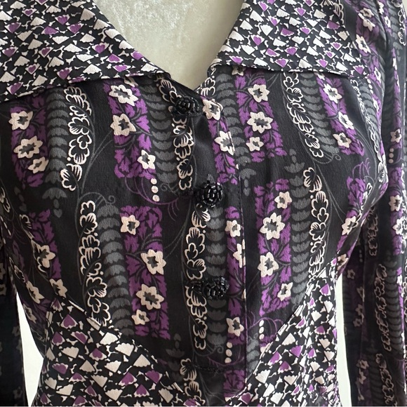 Anna Sui Silk Mini Dress - Picture 7 of 10